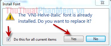Hướng dẫn cài Font trên Windows