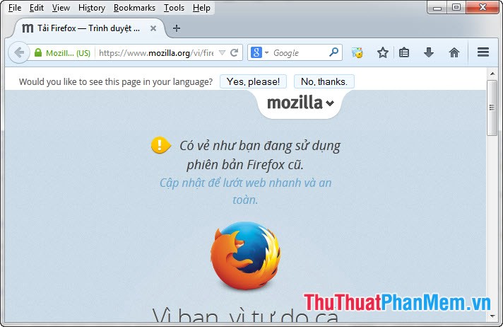 Tăng tốc độ lướt web trên trình duyệt Firefox
