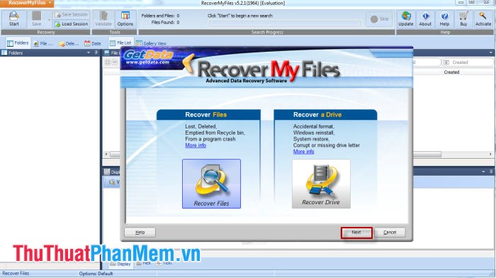Hướng dẫn khôi phục dữ liệu đã mất bằng phần mềm Recover My Files