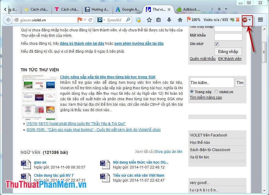 Hướng dẫn cách chặn quảng cáo khi lướt web trên Firefox