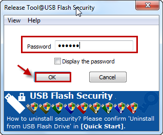 Đặt mật khẩu cho USB