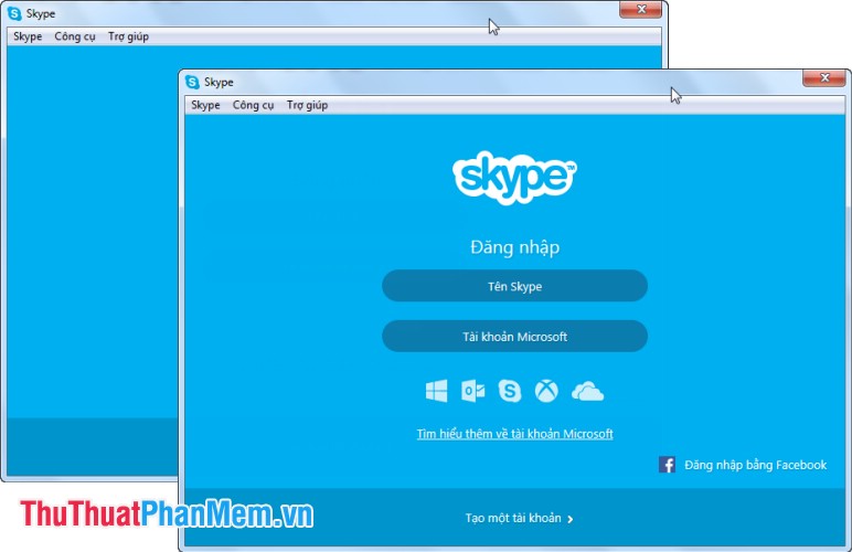 Hướng dẫn chat nhiều nick Skype