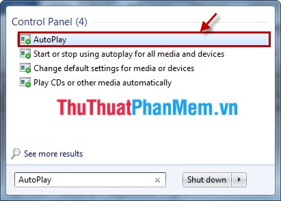 Điều chỉnh tùy chọn Autoplay trong Windows 7