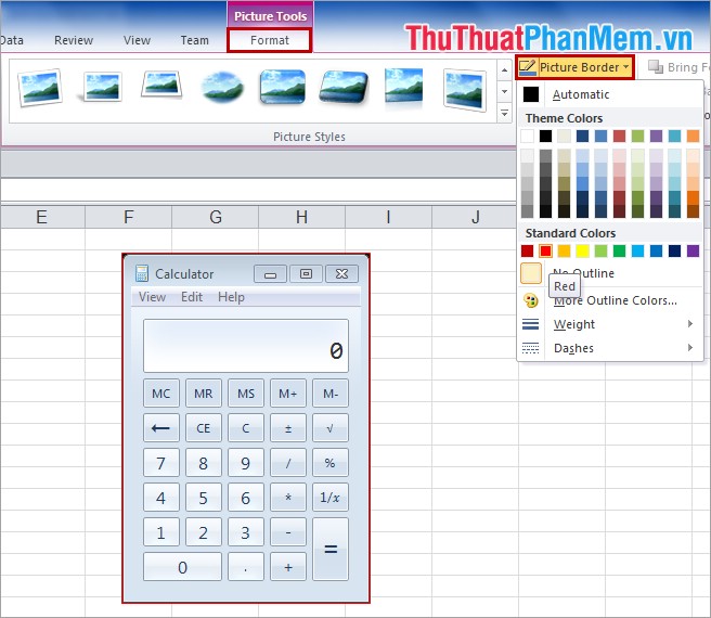 Chụp và chỉnh sửa ảnh bằng Screenshot trong Excel