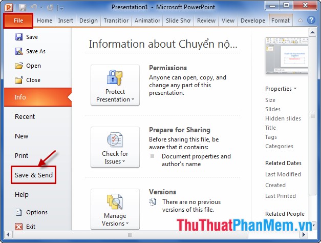 Cách chuyển PowerPoint sang Word trong Office 2007, 2010, 2013.