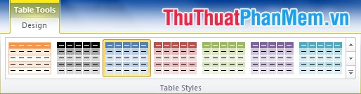 Cách tạo bảng, chèn bảng (table) trong Excel