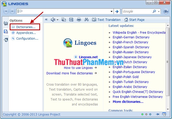 Lingoes - Phần mềm từ điển miễn phí tốt nhất