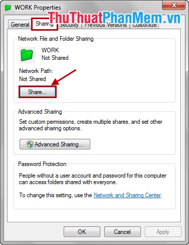 Hướng dẫn share ổ, thư mục trong Windows 7 để chia sẻ dữ liệu trong mạng LAN