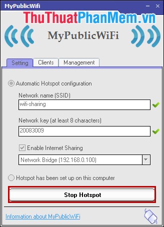 Cách phát Wifi trên Laptop bằng MyPublicWiFi - Chia sẻ Wifi trên Laptop
