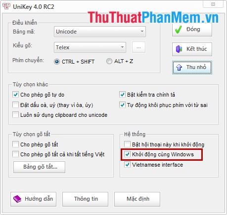 Cách sửa lỗi Unikey không gõ được Tiếng Việt