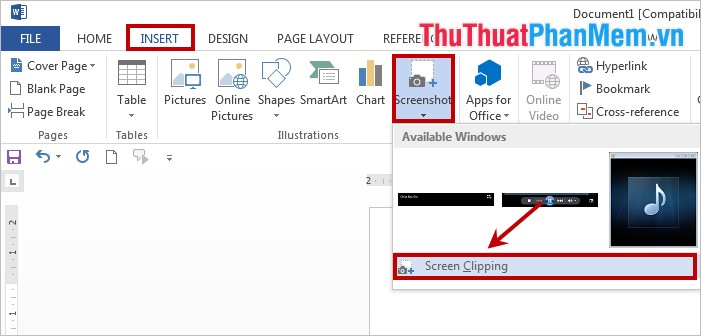 how to use the screen clipping tool