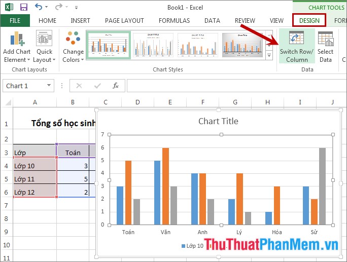 Hướng dẫn cách vẽ đồ thị trong Excel