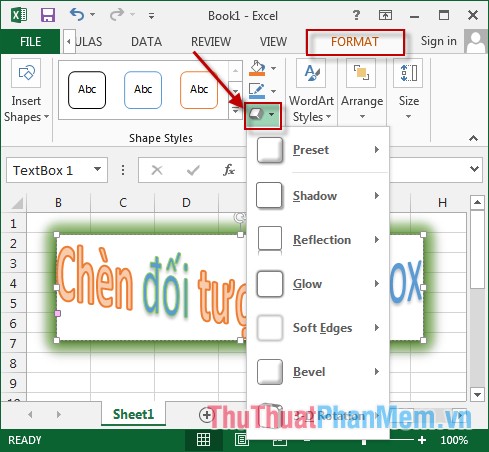Hướng dẫn chèn Textbox trong Excel