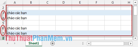 Hướng dẫn cách tô màu hàng, cột xen kẽ trong Excel