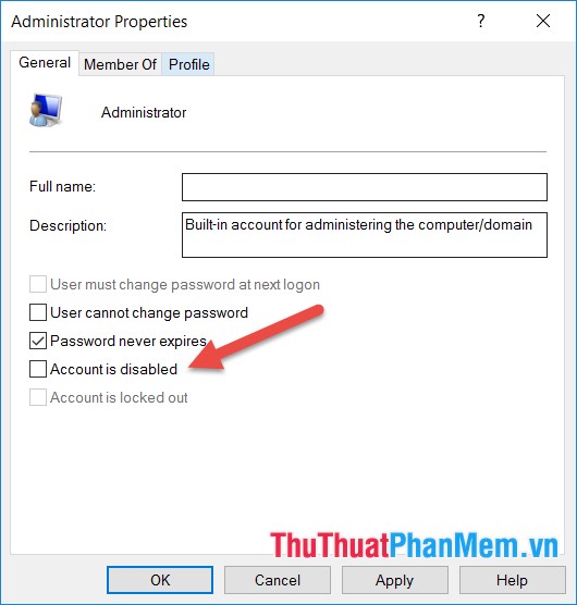 Kích hoạt tài khoản Administrator trên Windows 7,8,10