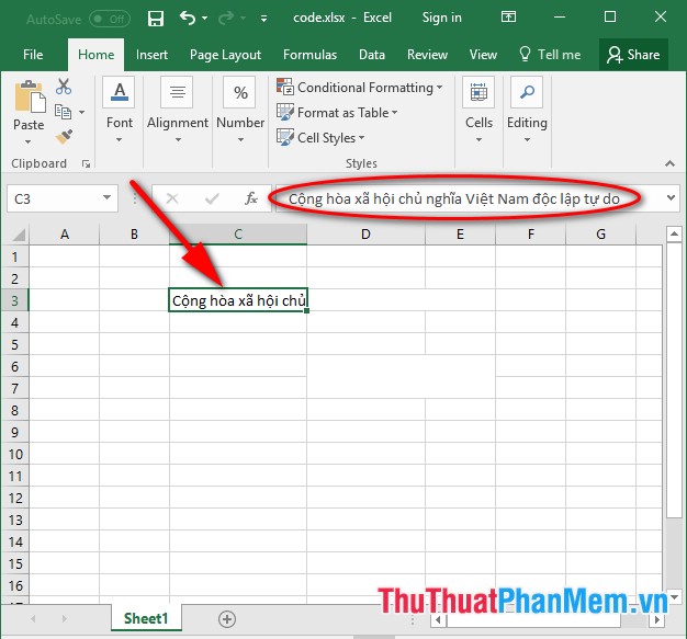Hướng dẫn chữ tự động xuống dòng trong Excel - Tự động xuống dòng khi hết chiều rộng của cột trong Excel