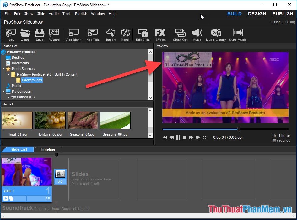 Cách chèn Logo vào Video bằng phần mềm Proshow Producer