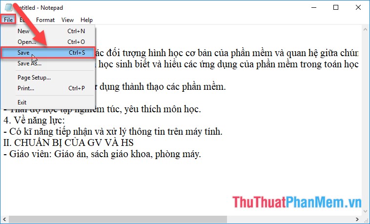Cách sửa lỗi font khi lưu file tiếng Việt trên Notepad