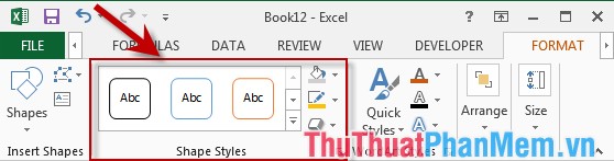 Chèn và hiệu chỉnh Word Art trong Excel