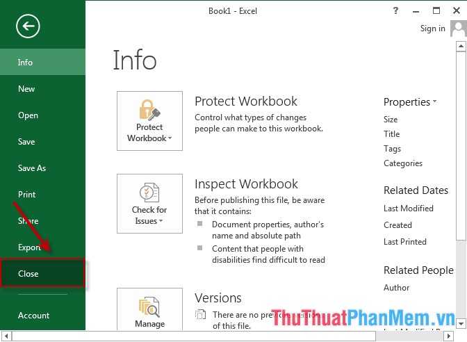 Cách tạo Workbook đầu tiên trong Excel