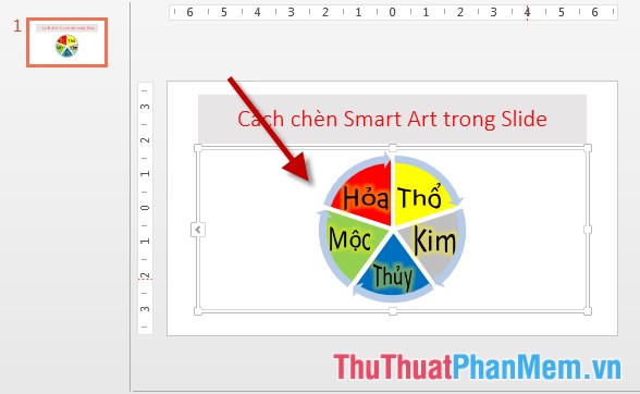 Thêm sơ đồ hình cây (Smart Art) vào Slide trong PowerPoint
