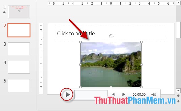 Chèn tập tin Video vào Slide trong PowerPoint