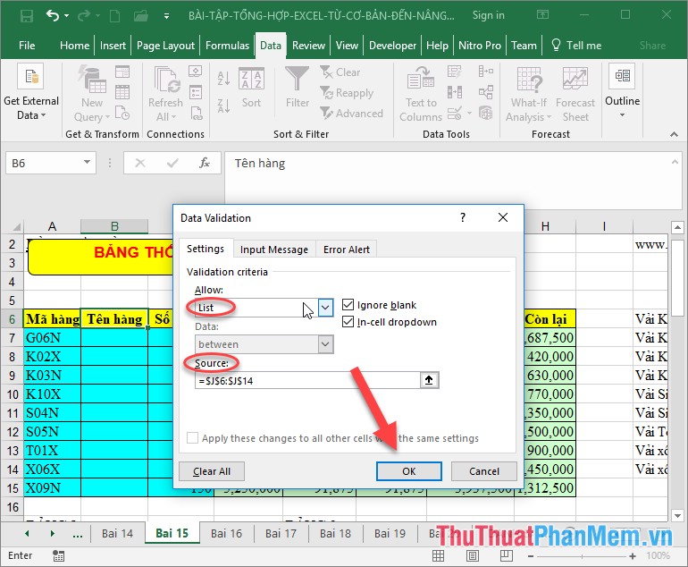 Tổng hợp thủ thuật, mẹo vặt Excel hay cho dân kế toán