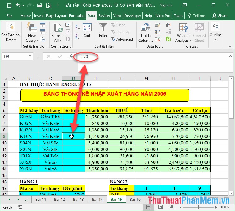 100 thủ thuật Excel cực kỳ hữu ích cần phải biết - Phần 1