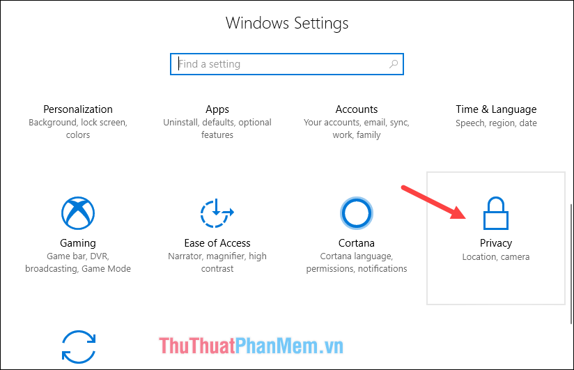 Tăng tốc Windows 10 bằng cách tắt các ứng dụng chạy ngầm không cần thiết