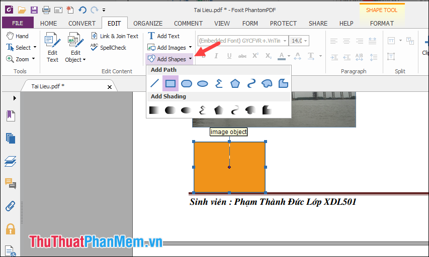 Cách chỉnh sửa file PDF bằng Foxit PhantomPDF