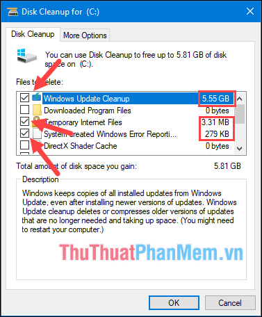 Xóa file rác và dọn dẹp máy tính Windows 10