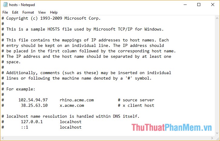 Cách sửa file host trên Windows 10