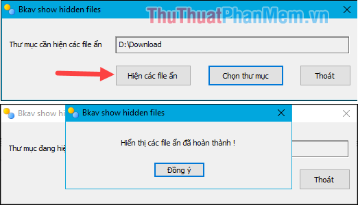 Download Fixattrb – Phục hồi, Hiện các file bị ẩn do Virus