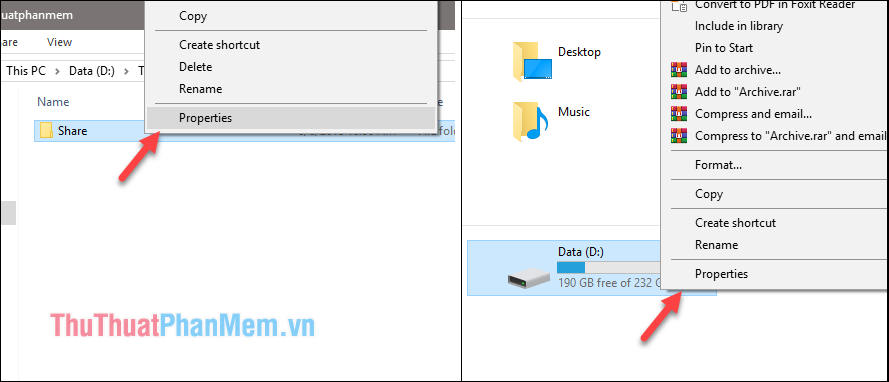 Cách share dữ liệu, ổ đĩa, thư mục trong Windows 10