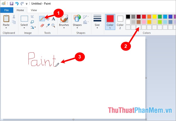Hướng dẫn cách sử dụng Paint trong Windows
