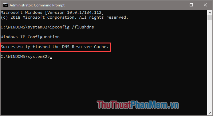 Cách xóa cached DNS trên máy tính bằng lệnh Flush DNS