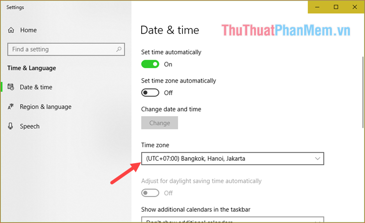Cách chỉnh định dạng ngày giờ theo kiểu Việt Nam trên Windows 10