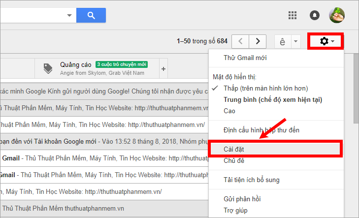 Một số thủ thuật nâng cao khi dùng Gmail