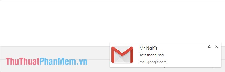 Cách bật thông báo Gmail khi có mail mới trên máy tính