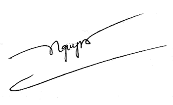 Mẫu chữ ký đẹp tên Nguyên