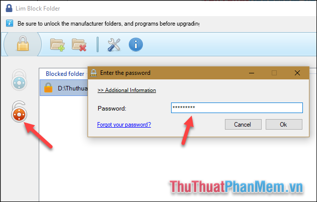 Cách đặt mật khẩu, password cho thư mục bằng phần mềm Lim Block Folder