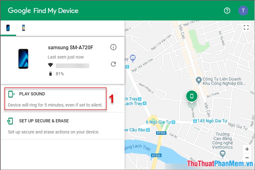 Cách để tìm điện thoại Android bị đánh cắp
