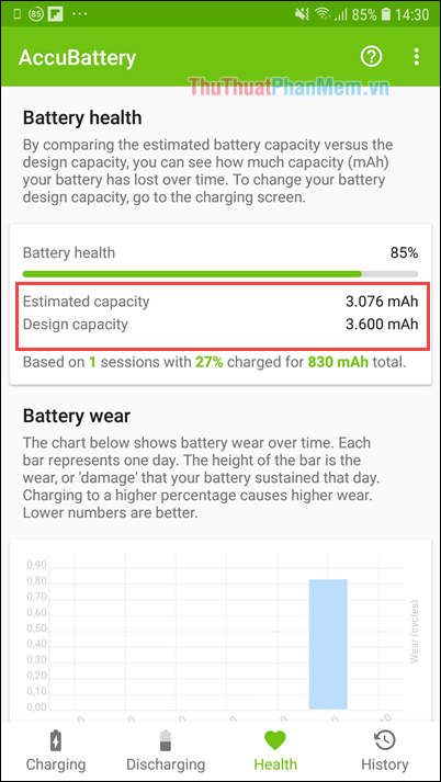 Cách kiểm tra độ chai pin trên điện thoại Android