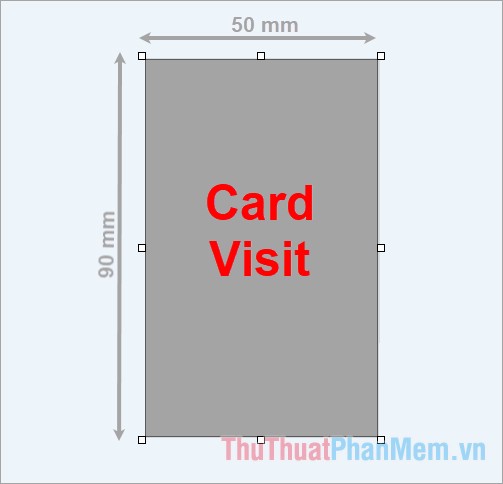 Kích thước card visit chuẩn, thông dụng nhất