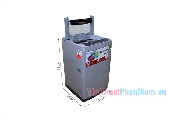 Kích thước máy giặt chuẩn, thông dụng (kích thước máy giặt cửa ngang, cửa trước)