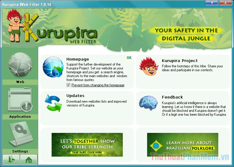 Phần mềm KuruPira WebFilter