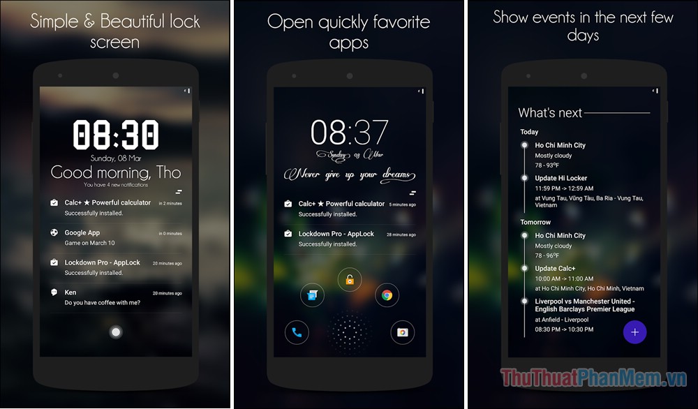 Top 10 ứng dụng khóa màn hình Android đẹp nhất, tốt nhất dành cho bạn
