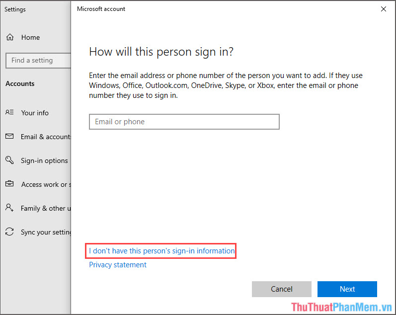 Cách đổi tên tài khoản, tên account trong Windows 10