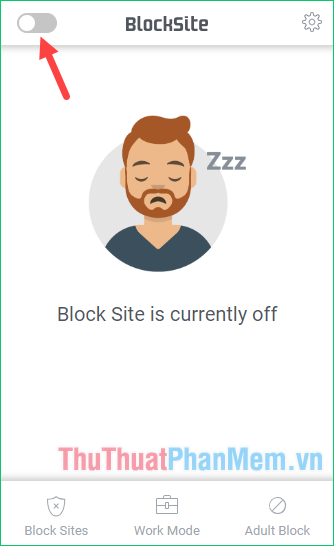Tắt Block Site