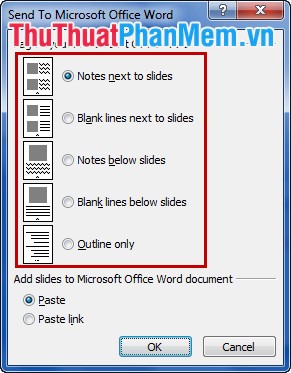 Gửi tới Microsoft Office Word